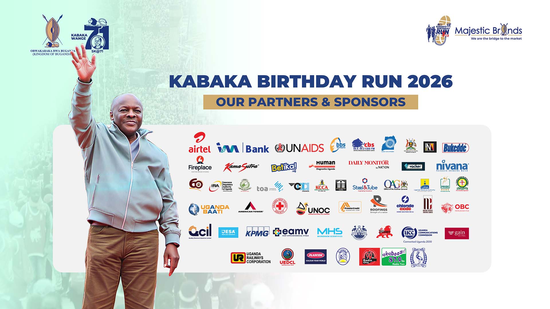 Kabaka birthday run banner